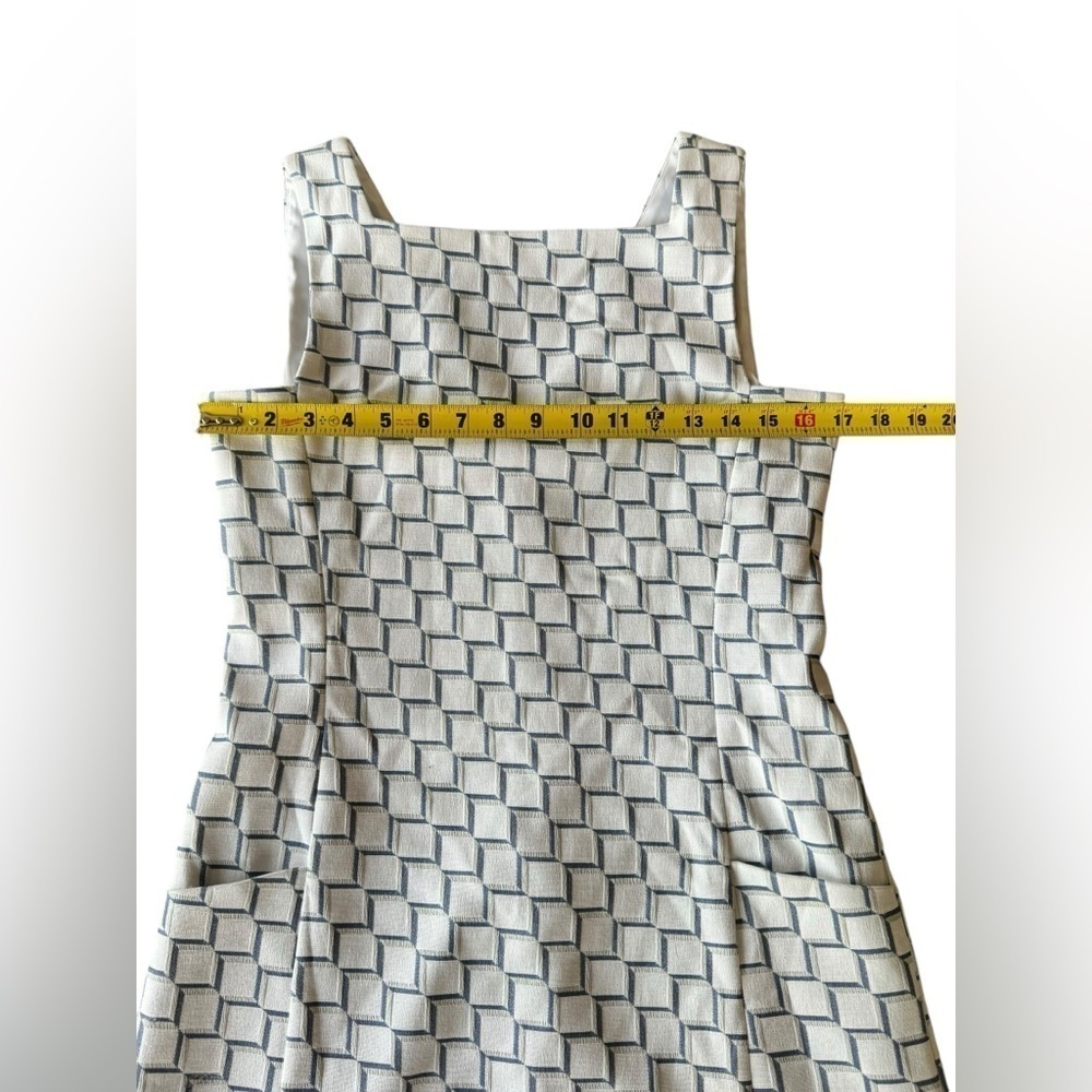 Theory Shift Dress Geometric Jaccard Womens Size 8 NWT - Picture 10 of 15